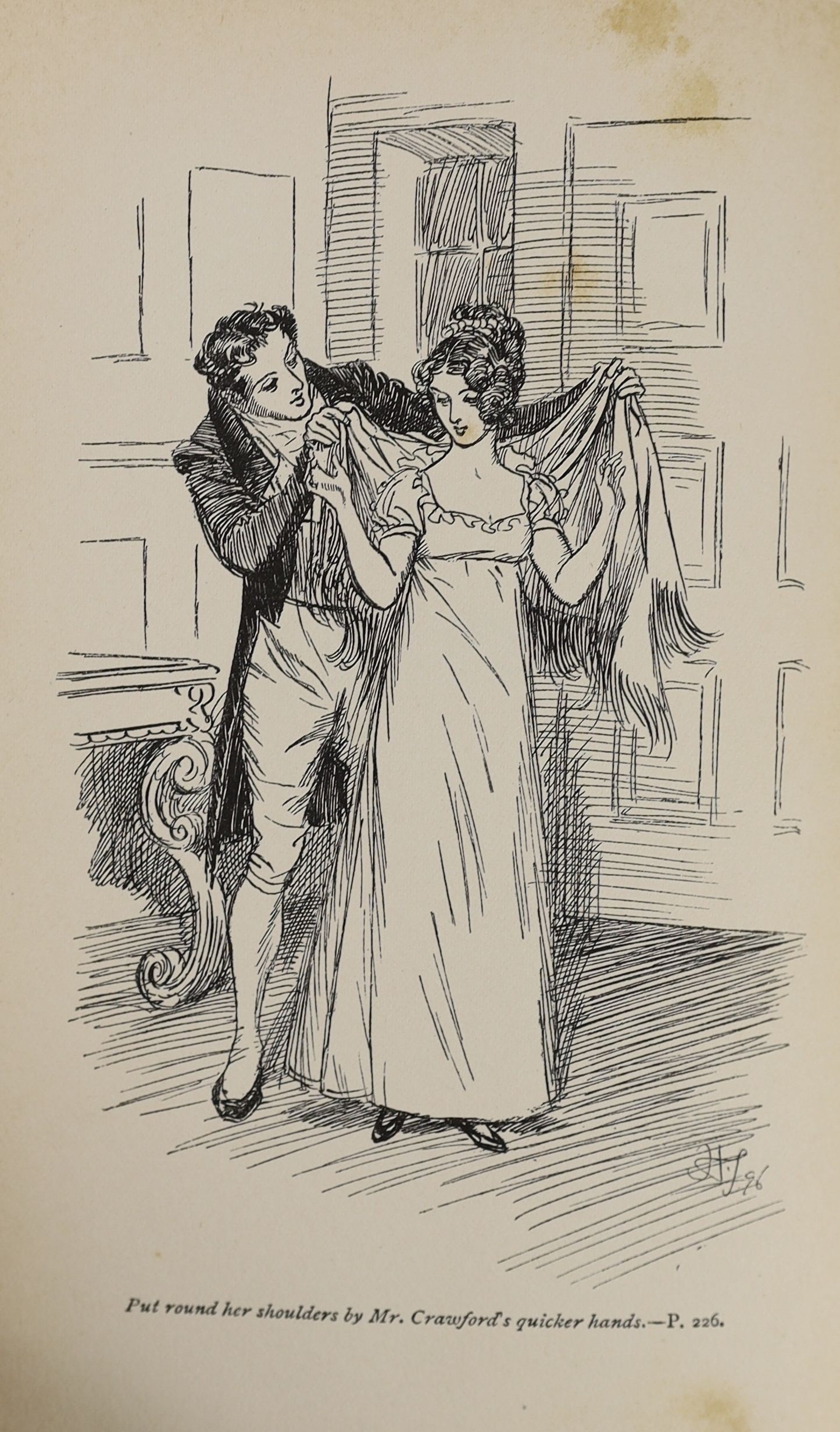 Austen, Jane - Macmillan's Illustrated Standard Novels, comprising: Sense and Sensibility; Emma; Mansfield Park; Northanger Abbey and Persuasion; i.e. 4 vols (ex 5 -without Pride and Prejudice); publisher's introductions